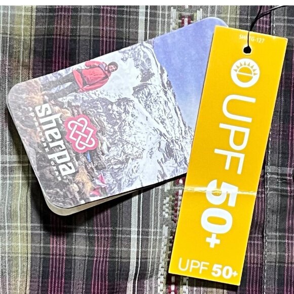 Sherpa Men's Seti Short Sleeve Shirt Monsoon UPF 50+ Size S - Picture 8 of 10